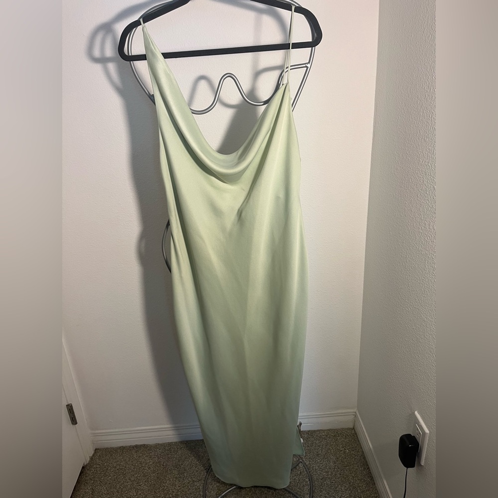 BHLDN August Satin Midi Dress